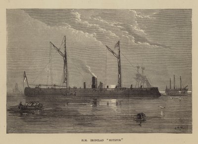 HM Ironclad Hotspur alkotó: Walter William May