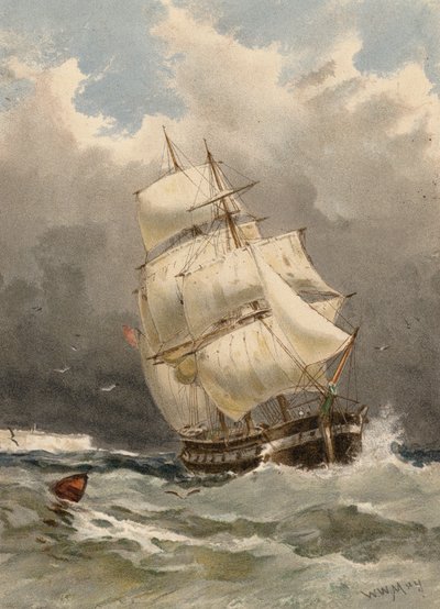 Az északi elősziget kifelé vezető útja (színes litográfia) alkotó: Walter William May