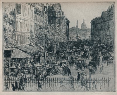 Rue Royale, Párizs, 1913 alkotó: Walter Zeising