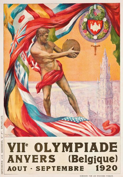 Az 1920-as nyári olimpia Antwerpenben, 1920. alkotó: Walter van der Ven