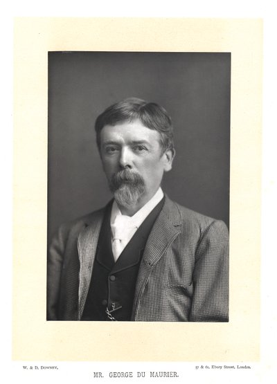 George Du Maurier brit író és művész, 1895. alkotó: WandD Downey