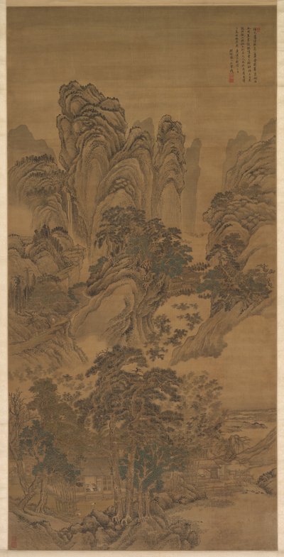 Táj, 1632-1717. alkotó: Wang Hui