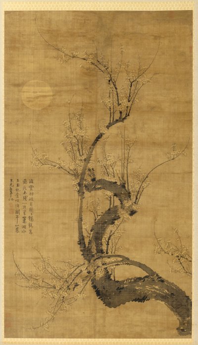 Prunus a holdfényben alkotó: Wang Mian