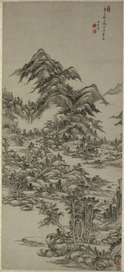 táj Huang gong után alkotó: Wang Yuanqi