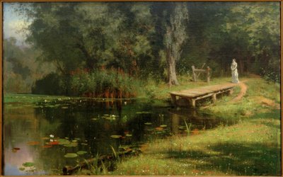 Benőtt tó alkotó: Vasilij Dmitrievich Polenov