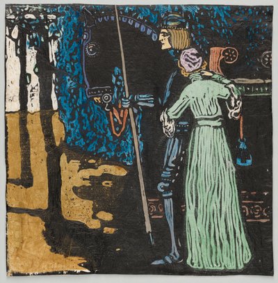 Búcsú (Második állapot) alkotó: Wassily Kandinsky