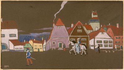 Régi kisváros alkotó: Wassily Kandinsky