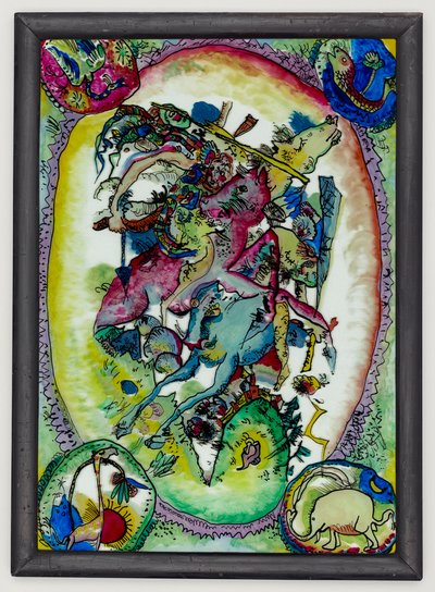 Apokalyptische Reiter II alkotó: Wassily Kandinsky