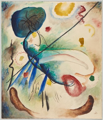 Akvarell vonással alkotó: Wassily Kandinsky