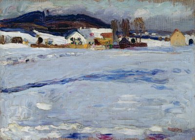 Starnberg közelében - tél alkotó: Wassily Kandinsky