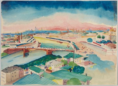 Kilátás Moszkvára alkotó: Wassily Kandinsky