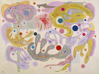 Szeszélyes formák Formes capricieuses, 1937 alkotó: Wassily Kandinsky