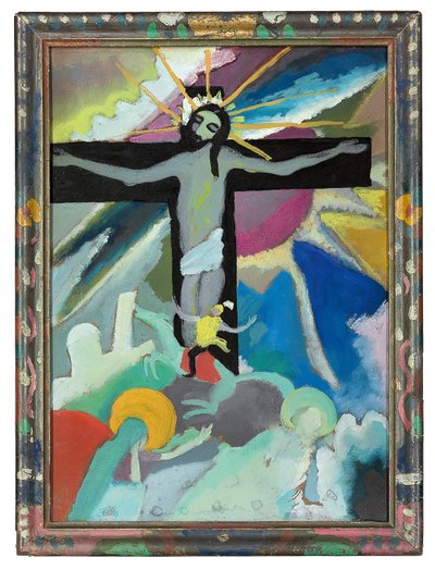 Megfeszített Krisztus; Megfeszített Krisztus alkotó: Wassily Kandinsky