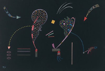 Két part, 1938. alkotó: Wassily Kandinsky