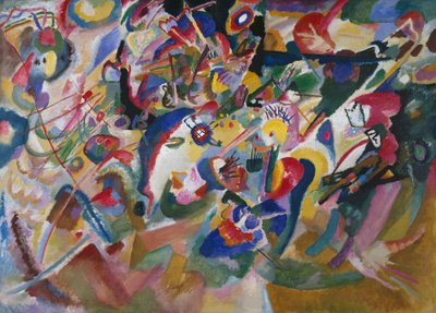 3. tervezet a „VII. összetételhez” alkotó: Wassily Kandinsky