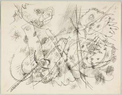 Vázlat egy rézkarchoz alkotó: Wassily Kandinsky