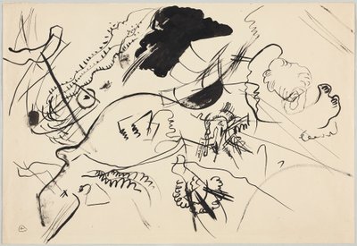 Tervezet a „VII. összetételhez” alkotó: Wassily Kandinsky
