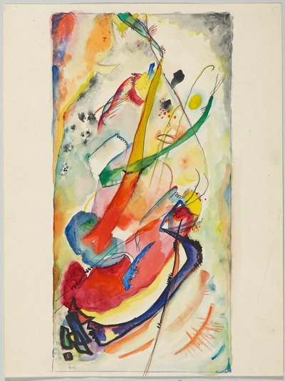 Falterv egy falfestményhez Edwin R. Campbell számára, 1. sz. alkotó: Wassily Kandinsky