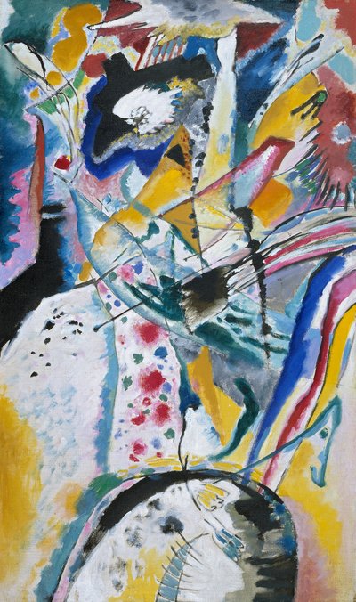 Nagy vázlat egy falfestményhez Edwin R. Campbell számára (nyár) alkotó: Wassily Kandinsky