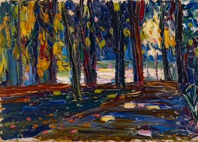 A Szent Felhő Parkban - Ősz II alkotó: Wassily Kandinsky