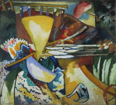 Improvizáció II alkotó: Wassily Kandinsky