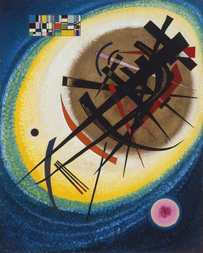 A fényes oválisban, 1925 alkotó: Wassily Kandinsky