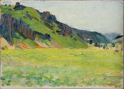 Kallmünz - Világoszöld hegyek alkotó: Wassily Kandinsky