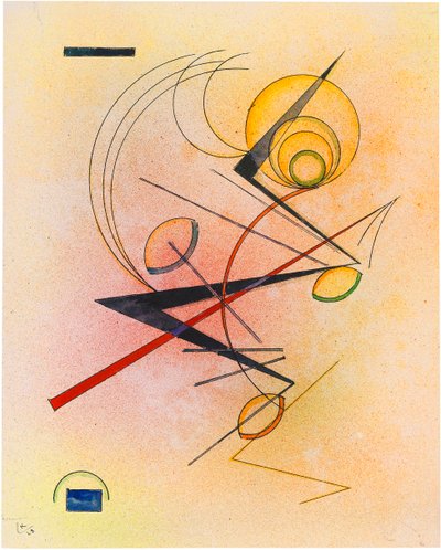 Kis meleg, 1928. alkotó: Wassily Kandinsky