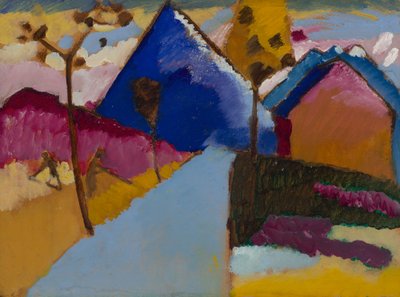 Kochel - Egyenes utca alkotó: Wassily Kandinsky