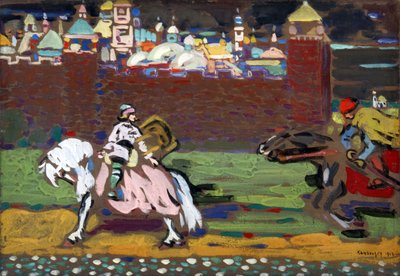 ""A keresztek"" Vaszilij Kandinszkij (vagy Wassily Kandinski vagy Kandinskij) festménye alkotó: Wassily Kandinsky