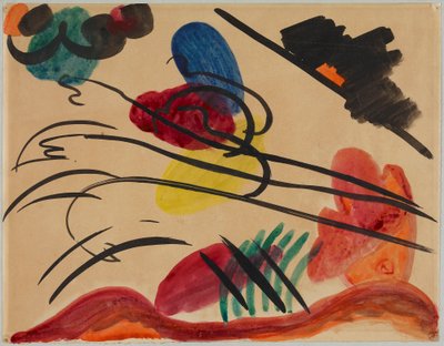 Három lovassal alkotó: Wassily Kandinsky