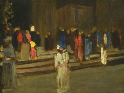 Park of Saint Cloud, bejárat, 1906 alkotó: Wassily Kandinsky