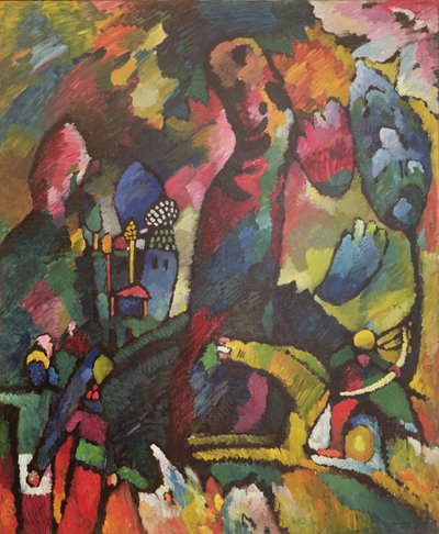 Kép íjászsal, 1909 alkotó: Wassily Kandinsky