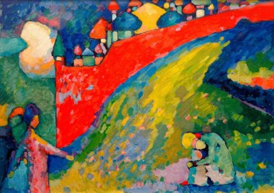 Vörös fal (kupolák) alkotó: Wassily Kandinsky