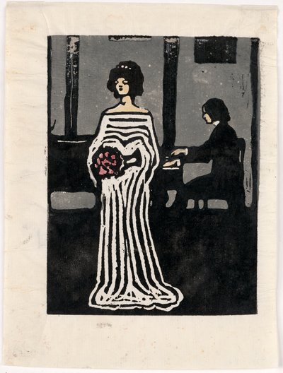 Énekesnő (második állapot) alkotó: Wassily Kandinsky