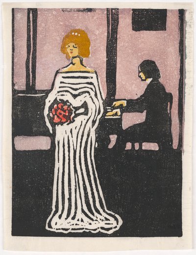 Énekesnő (Második állapot) alkotó: Wassily Kandinsky