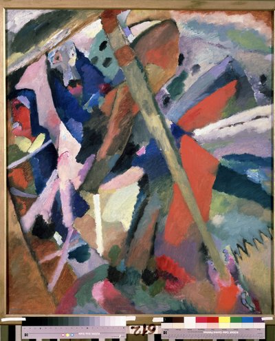 ""Szent György"" Vaszilij Kandinszkij (vagy Wassily Kandinsky vagy Kandinskyj) festménye alkotó: Wassily Kandinsky