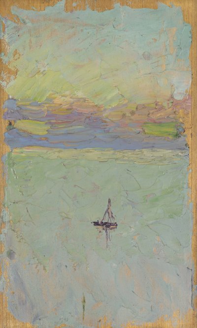 vitorlás a tengeren alkotó: Wassily Kandinsky