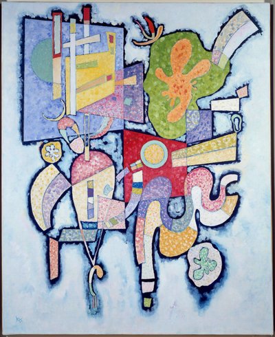 Simple Complexity 1939 (olaj, vászon) alkotó: Wassily Kandinsky