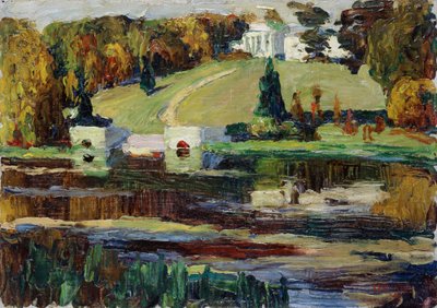 Vázlat az Ohtirka - Ősz című műhöz alkotó: Wassily Kandinsky