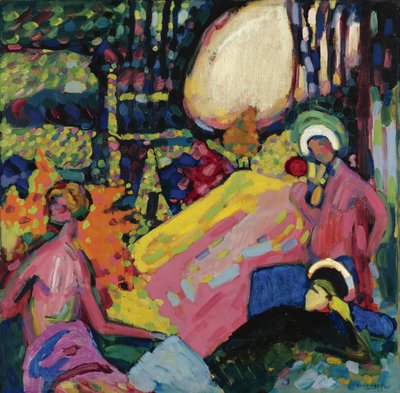 "" Sun Blanc "" Vaszilij Kandinszkij festő napja (más néven Wassily Kandinsky alkotó: Wassily Kandinsky