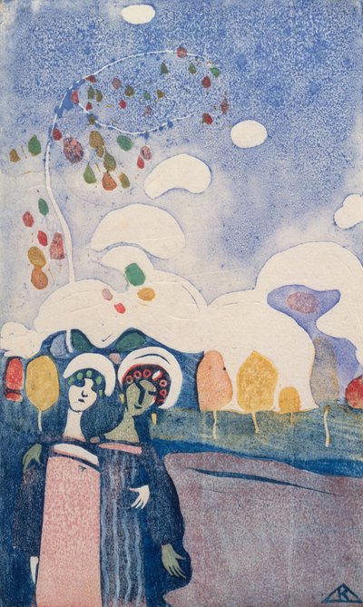 Két lány alkotó: Wassily Kandinsky