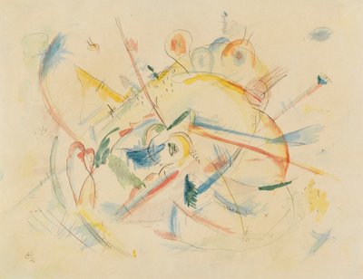 Név nélkül, 1915. alkotó: Wassily Kandinsky