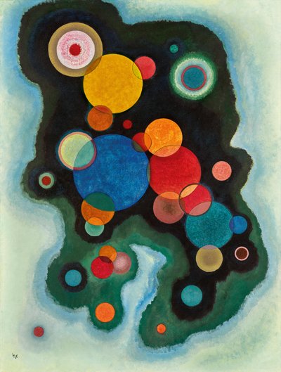 Mélyített impulzus, 1928. alkotó: Wassily Kandinsky
