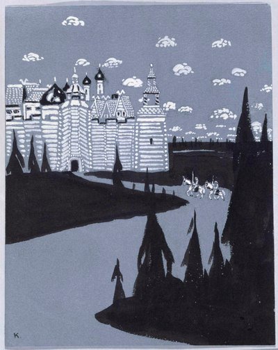 A város előtt alkotó: Wassily Kandinsky