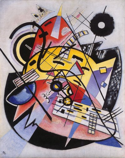 Fehér pont (248 összetétel) alkotó: Wassily Kandinsky