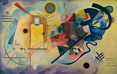 Sárga, piros, kék alkotó: Wassily Kandinsky
