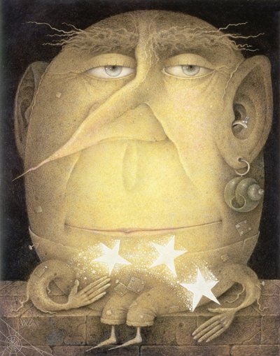 Catch a Falling Star (ceruza és színes zsírkréta papíron) alkotó: Wayne Anderson