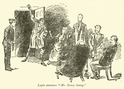 Lupin bejelenti Mr. Henry Irvinget alkotó: Weedon Grossmith