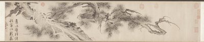 Öreg fenyőfa, 1530-as évek vége. alkotó: Wen Zhengming